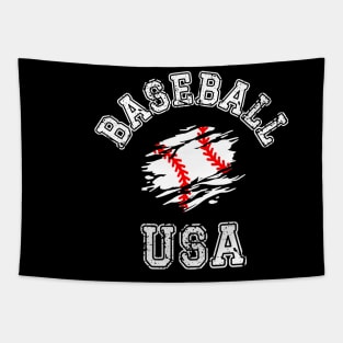 Baseball USA Tapestry