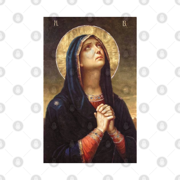 Our Lady of Sorrows Virgin Mary Mater Dolorosa by Beltschazar