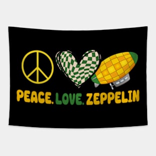 Zeppelin Love Peace Tapestry