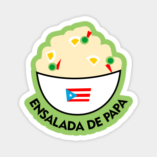 Ensalada de Papa Puerto Rico Food Potato Salad Boricua Magnet