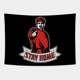 Stay Home! Tapestry