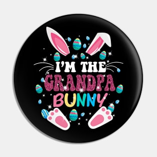 I'm The Grandpa Bunny Matching Family Easter Party Pin