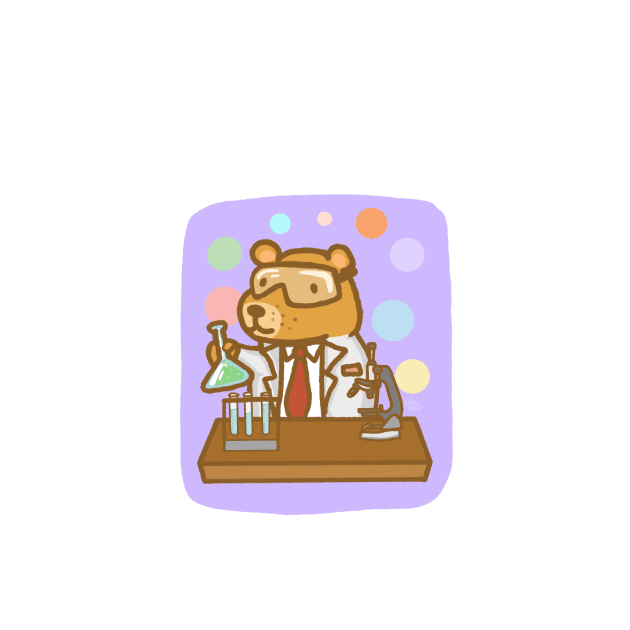 Maurice the Bear - Scientist by KatiaMart