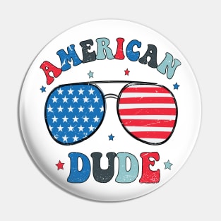 American Dude Kids Shirt - Freedom Toddler Tee - Boys 4th Of July Kids Shirt Pin