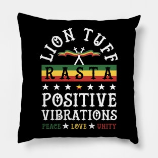 Lion Tuff Positive Vibrations Pillow