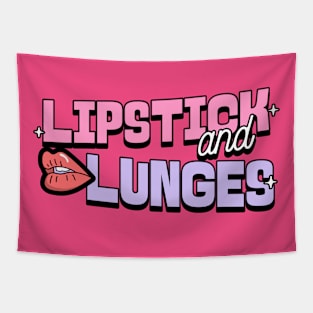 Lipstick and Lunges Tapestry