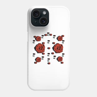 ROSE FIELD WITH SHADE Phone Case