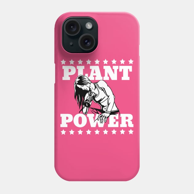 Vegan Female Plant Power Phone Case by RadStar