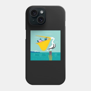 The Greedy Pelican Phone Case