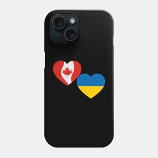 Canada support Ukraine Phone Case