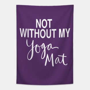 Yoga Obsessed Zen Gift: Funny Exercise Gym T-Shirt Tapestry