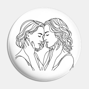 Lesbian love Pin