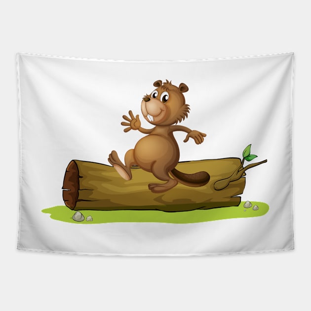 Welcome back otter Tapestry by TheMegaStore