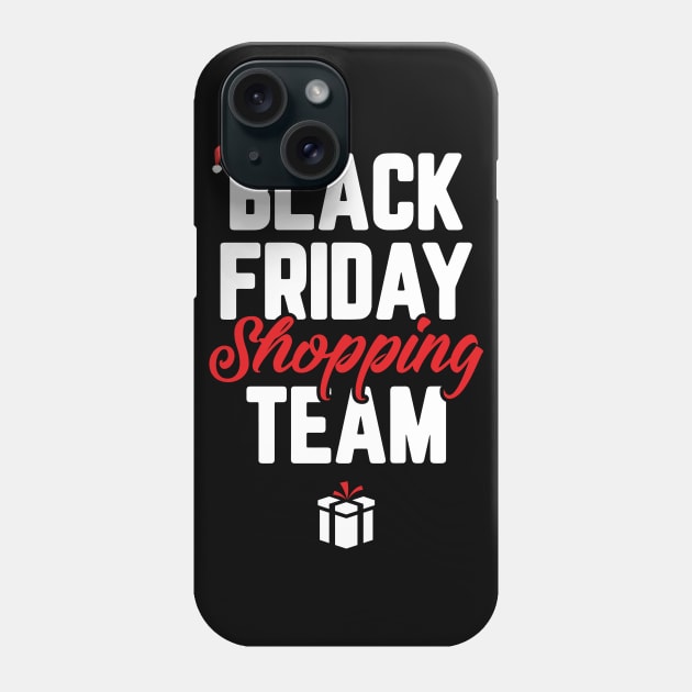 Black Friday Shopping Team Funny Christmas Phone Case by trendingoriginals