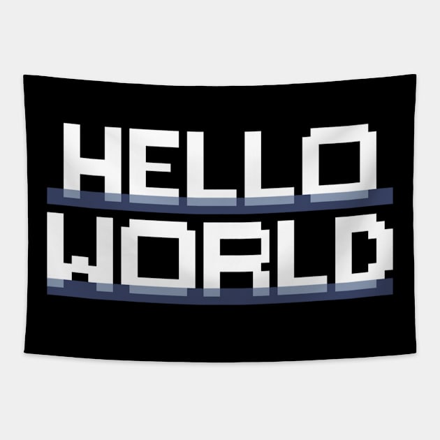 Hello world Tapestry by ByPix