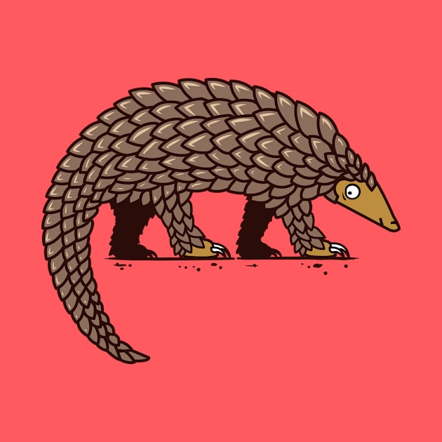 Pangolin Illustration by bangtees