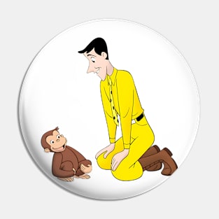 Curious George Man In The Yellow Hat 5 Pin