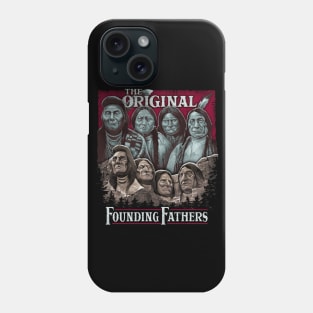 The Original Founding Fathers Mount Rushmore | Native American Pride Phone Case