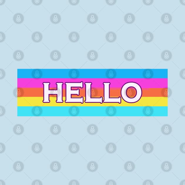 Hello rainbow by Edd Studio