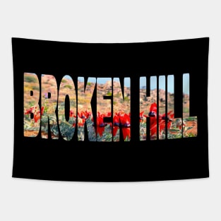 BROKEN HILL - NSW Australia Desert Pea Flowers Tapestry