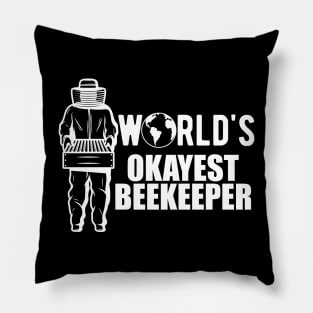 Beekeeper - World's Okayest Beekeeper Pillow