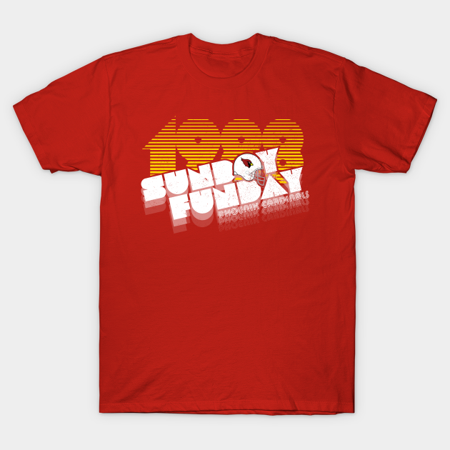 Discover Retro Sunday Funday 1988 - Arizona Cardinals - T-Shirt