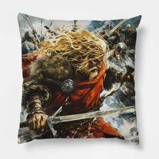 Saga of the Norse: Viking Exploration, Epic Tales, and Anime-Manga Heritage in Vinland Saga Art Pillow