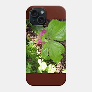 purple trillium #3 Phone Case