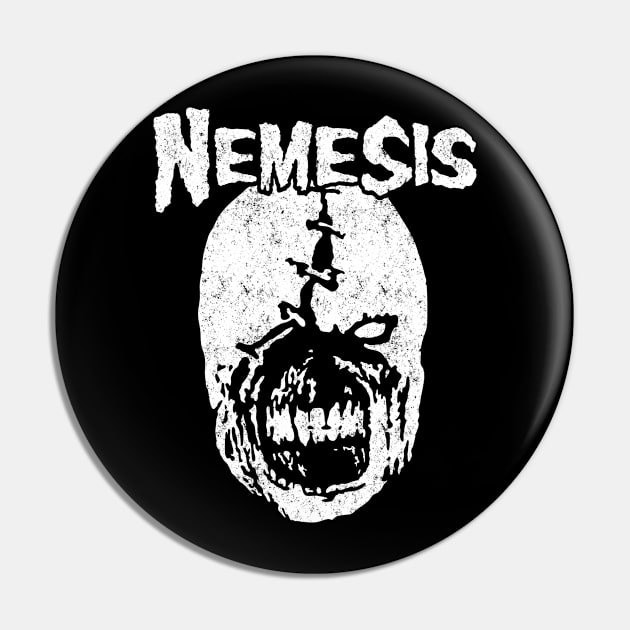 Nemesfits - Distressed Pin by demonigote