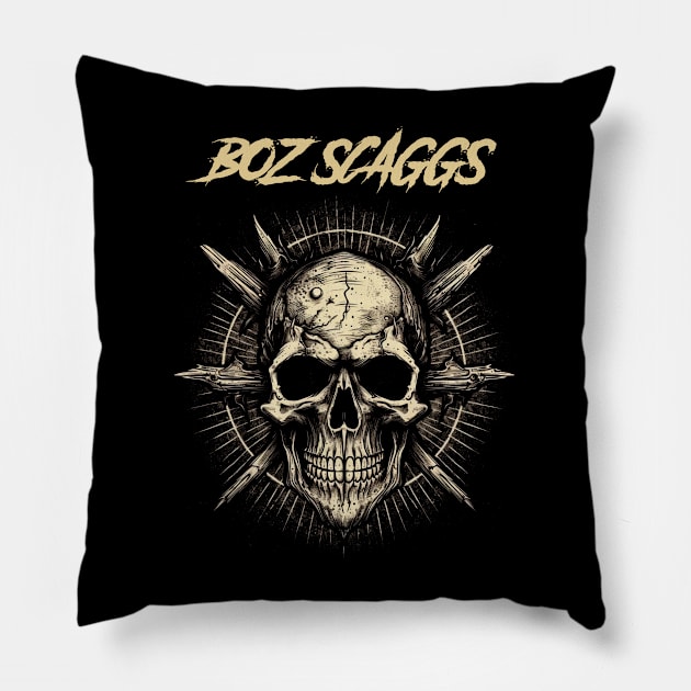 BOZ SCAGGS MERCH VTG Pillow by rackoto