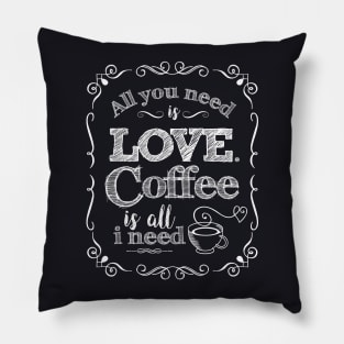 Love & Coffee Pillow