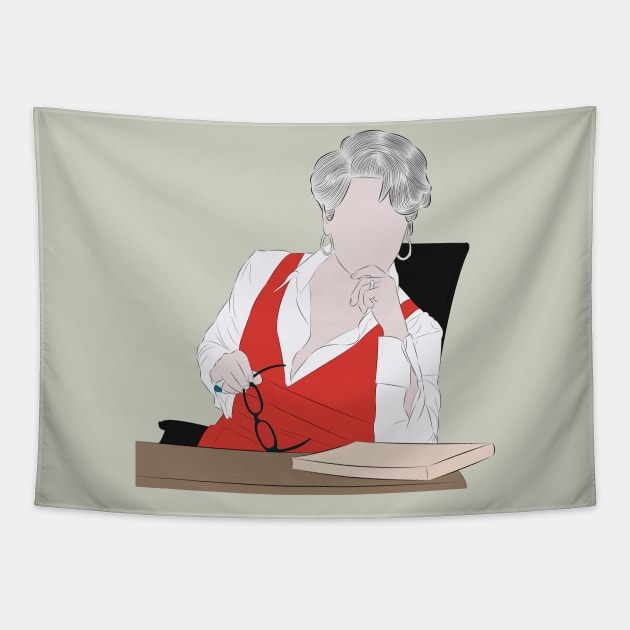 Miranda Priestly - The Devil Wears Prada Tapestry by LiLian-Kaff