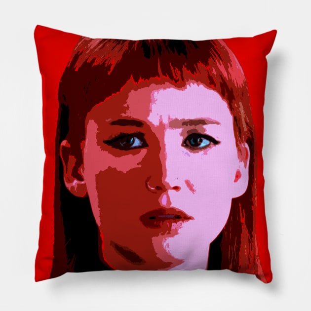 jennifer lawrence Pillow by oryan80