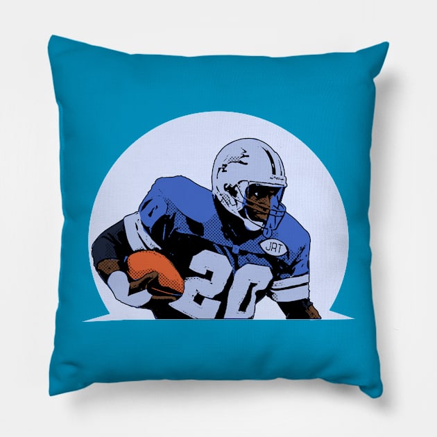 Barry Sanders Pillow by jerrysanji