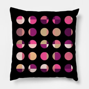 Abstract Geometric Dots Pattern Pillow