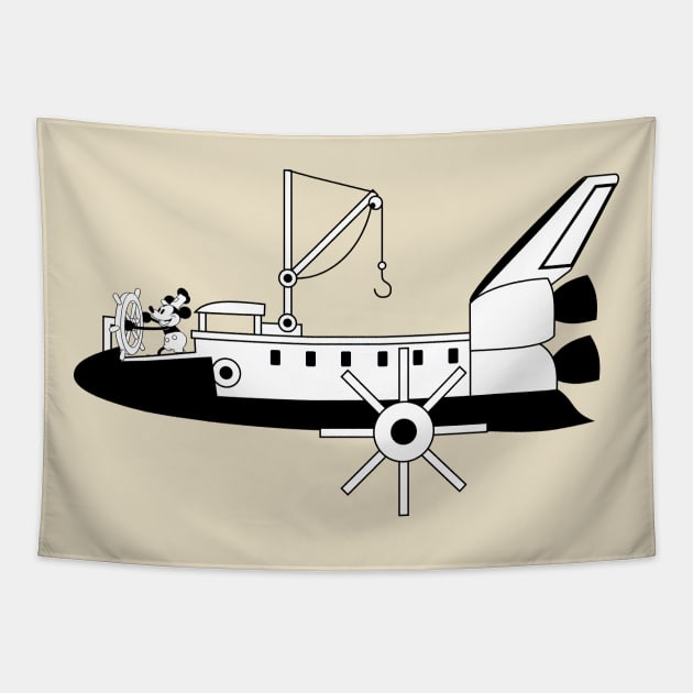 Space Shuttle Willie Tapestry by IORS