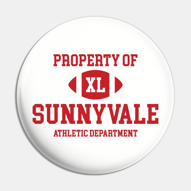 Sunnyvale Athletic Department Pin by The Island of Misfit Props