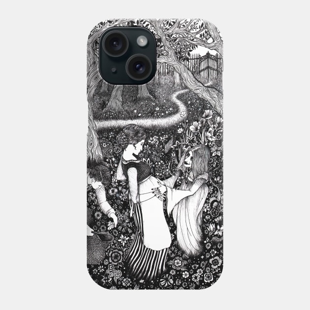Meeting the Witch Phone Case by kmvaughan