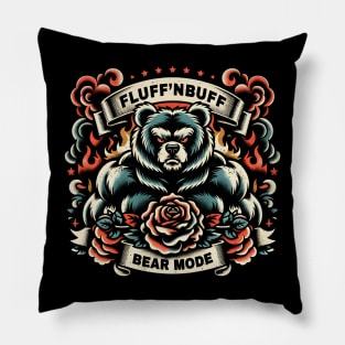 Bear Mode | Fitness Quote | Funny Quote Pillow