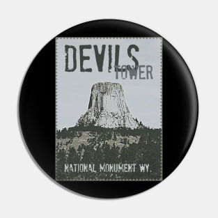 Devil's Tower Stamp Pin