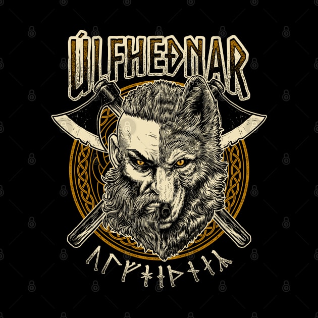 Viking Wolf Ulfhednar Norse Pagan Warrior Ulfhedinn by Blue Pagan