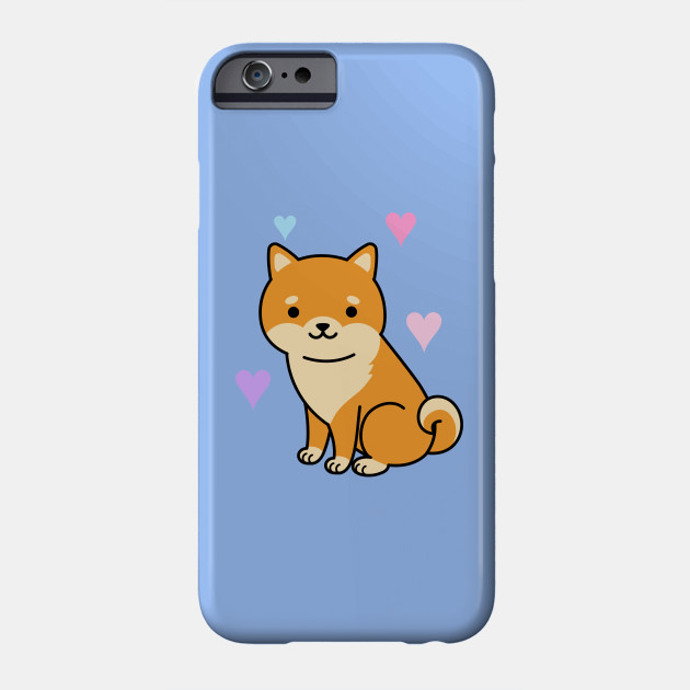 Cute Kawaii Hearts Funny Shiba Inu Dog Design Shiba Inu