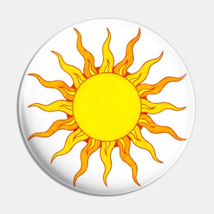 Grunge Sun Pin