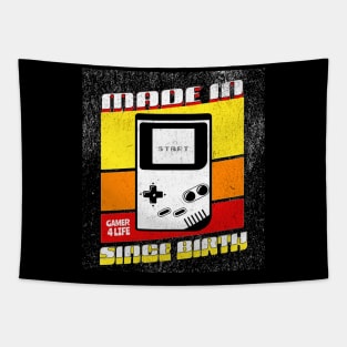 Made In Since Birth, Gamer For Life Tapestry