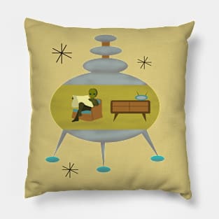 Atomic Alien Pillow