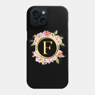 Letter F Shirt Alphabet Letter F Different Colors Phone Case