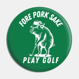 Golf Lover-Funny Pig Pin