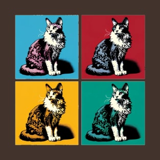 Manx Pop Art - Cat Lovers T-Shirt