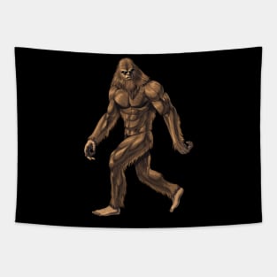 Cryptid Creature Bigfoot Tapestry