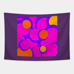 abstract colorful pop art design Tapestry